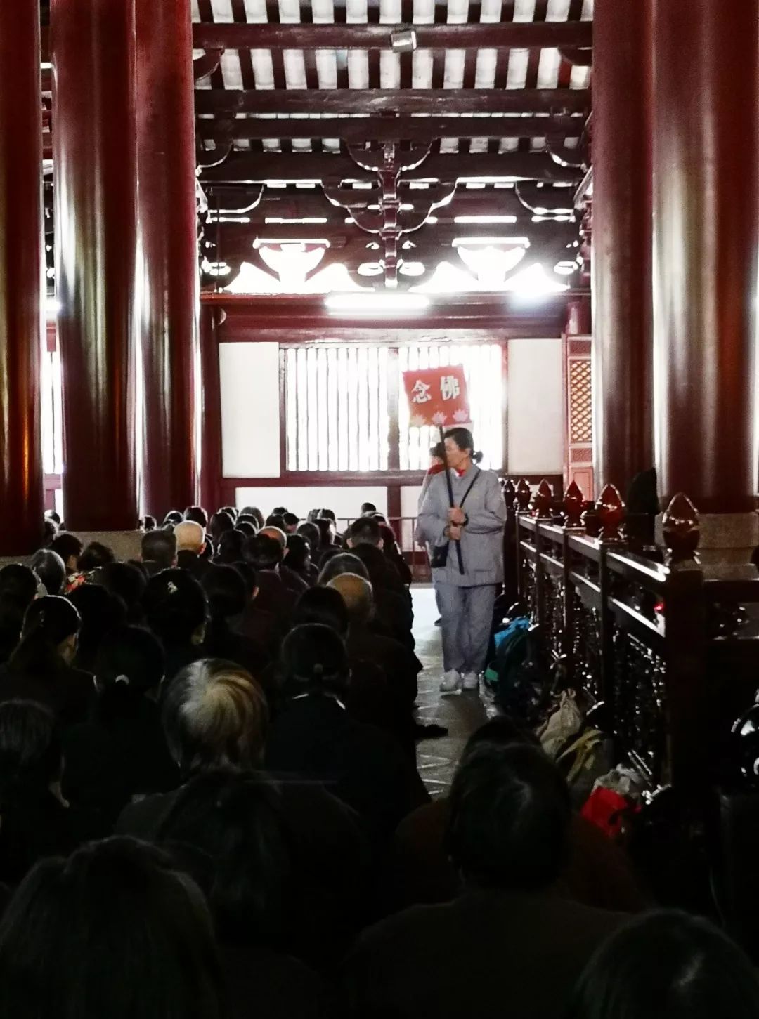 义工风采│有一群可爱的人叫"大殿护法"