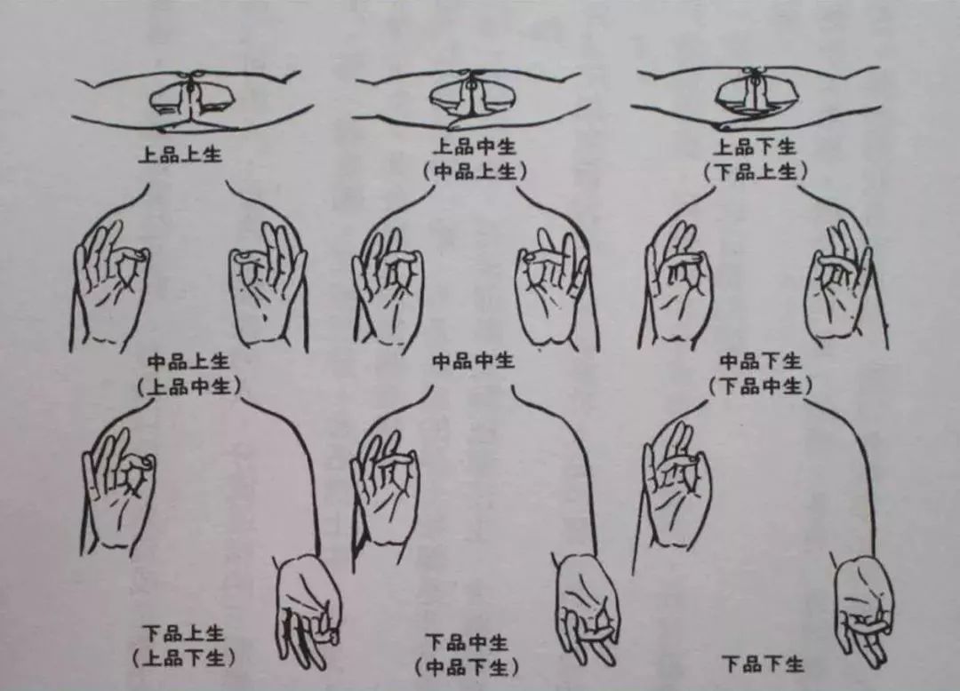 三世佛的手势图片