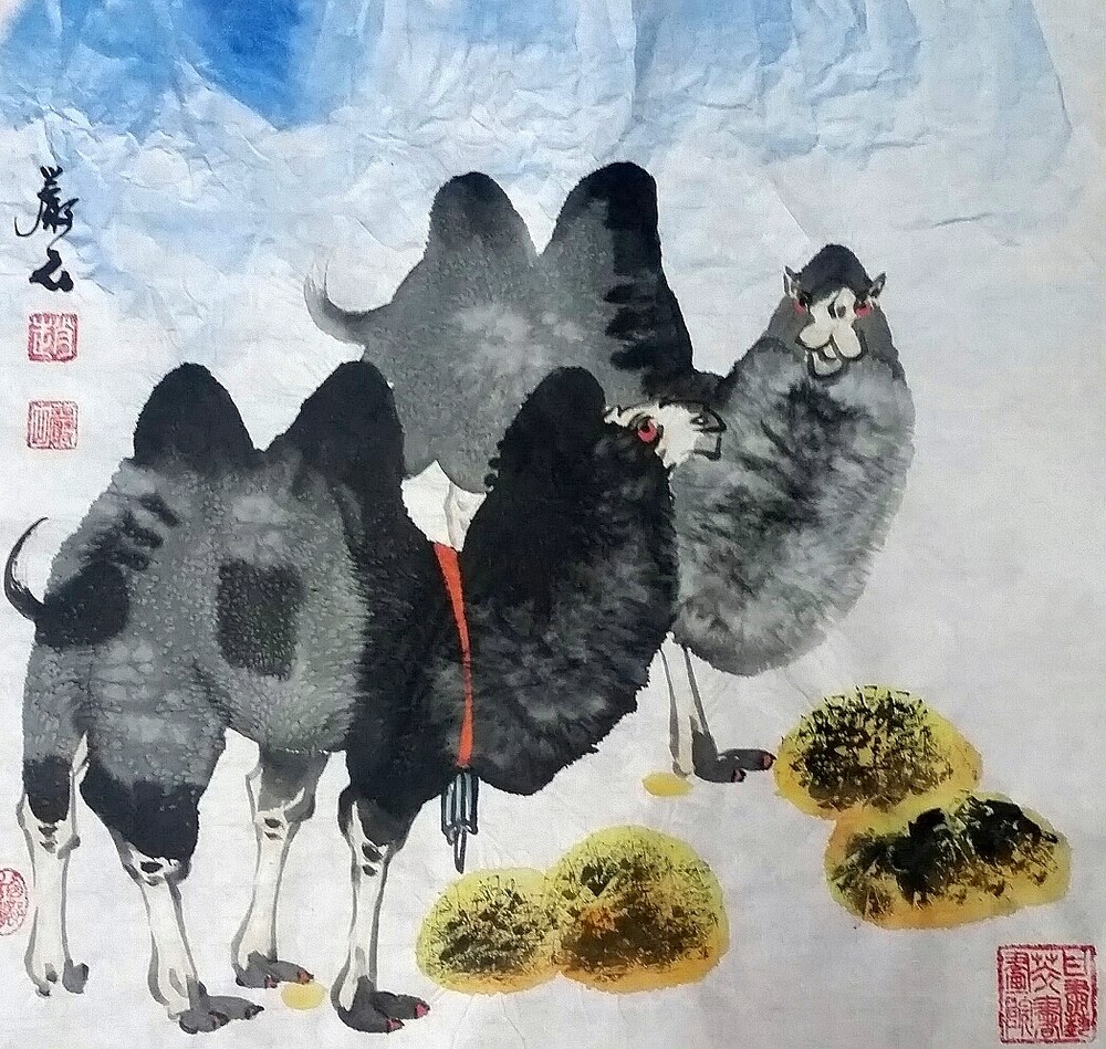 赵岩石画家作品价值图片