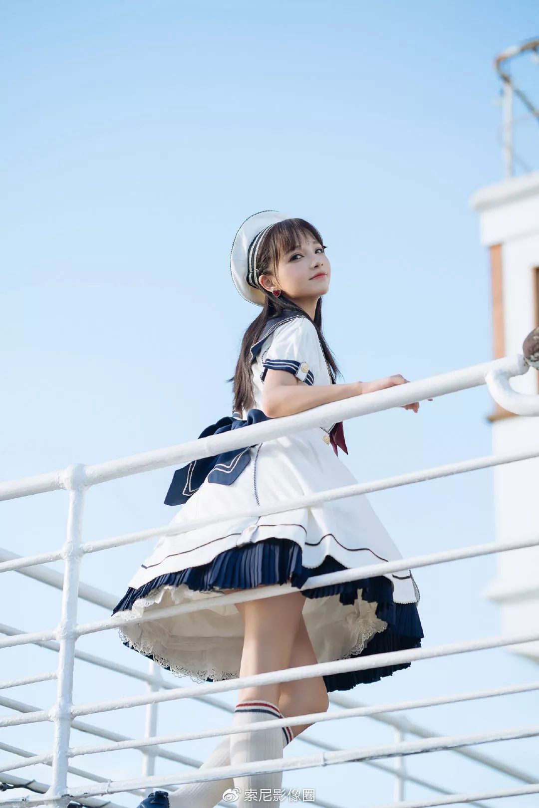 带上索尼alpha 9 拍摄日本水手风lolita少女