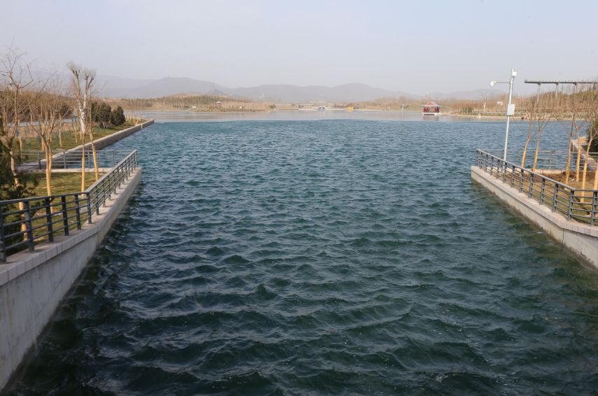 从南水北调中线工程北京段的工程图可以看到,南水入京后,从大宁调压池