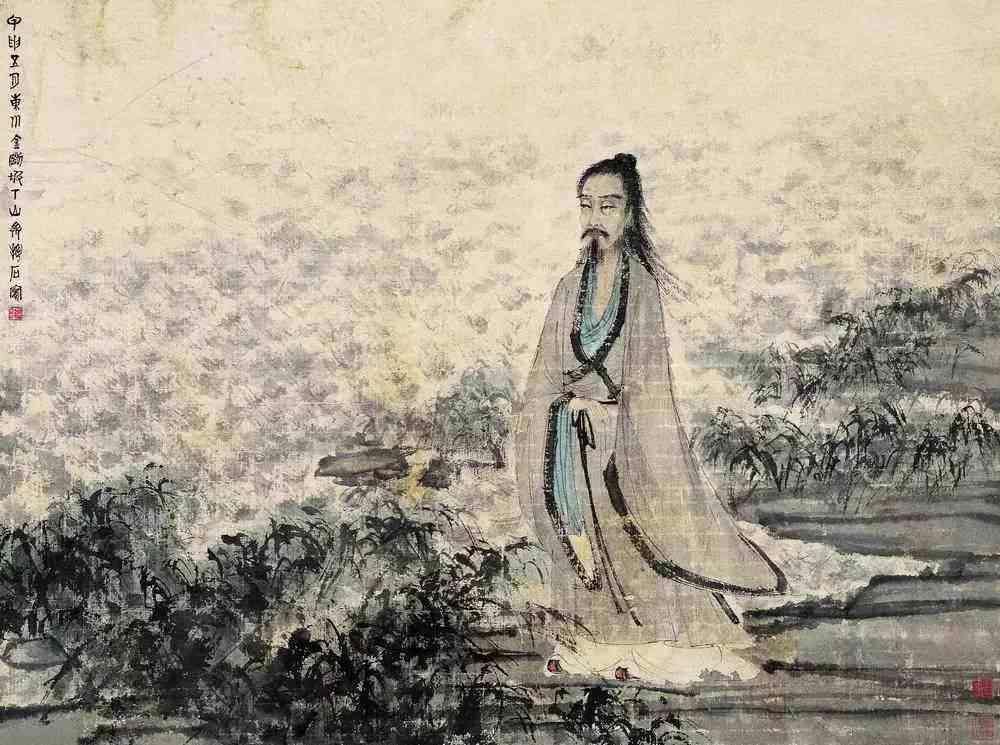 纪人民大会堂的巨幅山水画《江山如此多娇》作者——傅抱石