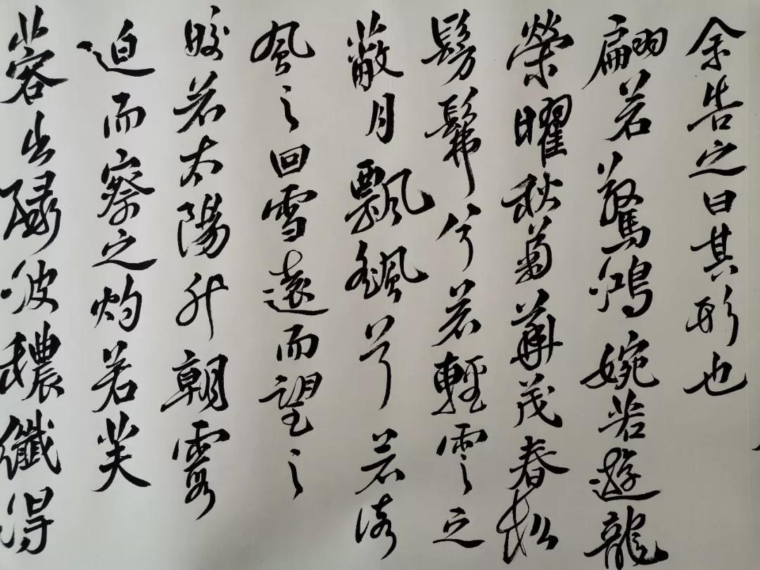 西北师大包建新教授创作《洛神赋》长卷在安宁区美协首届美术作品展中