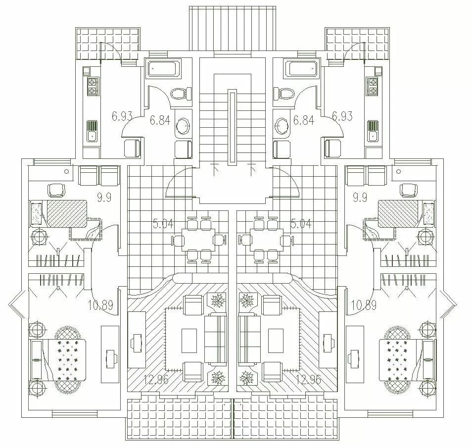 零基础cad画户型图图片