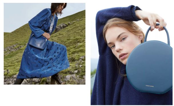 "蓝色和黑色是象征服装质感的颜色.