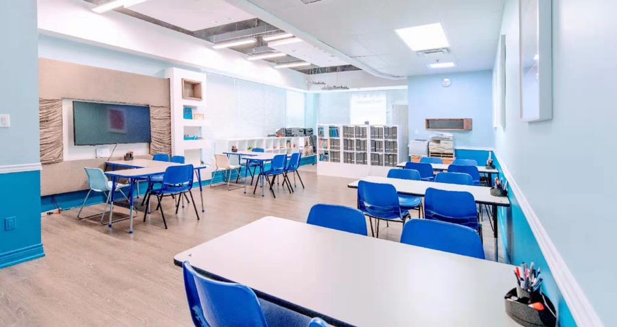 ccyc tutoring center连锁学校教室一角许多家长都以为,所谓的潜能