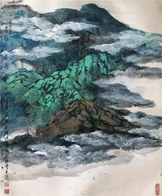 灵幻空间与意象山水赵准旺赵旭绘画作品展