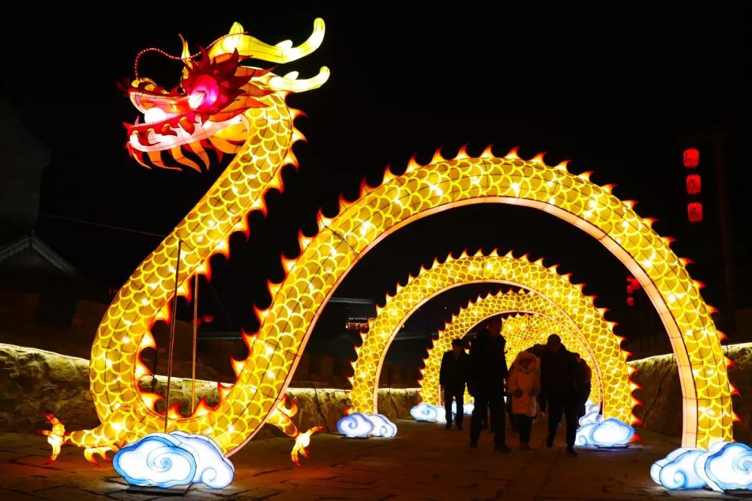 灯光秀开启看土门关驿道小镇华丽蝶变不花钱就能大饱眼福