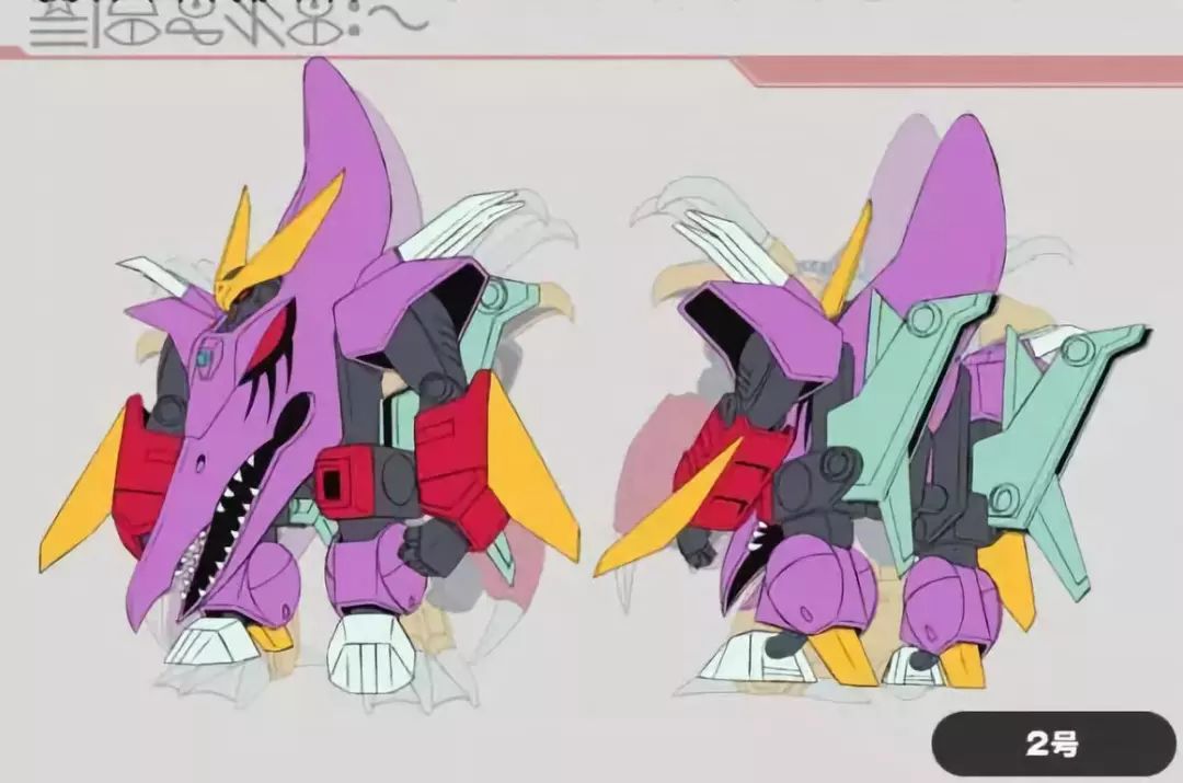 光能使者反派机体的改装就像是一场武器装备的狂欢