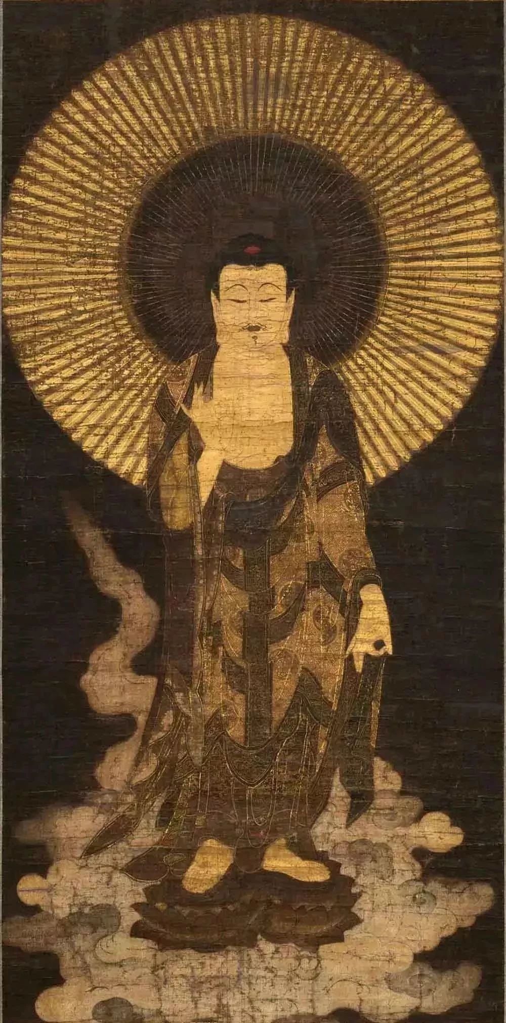 庄严阿弥陀佛像下