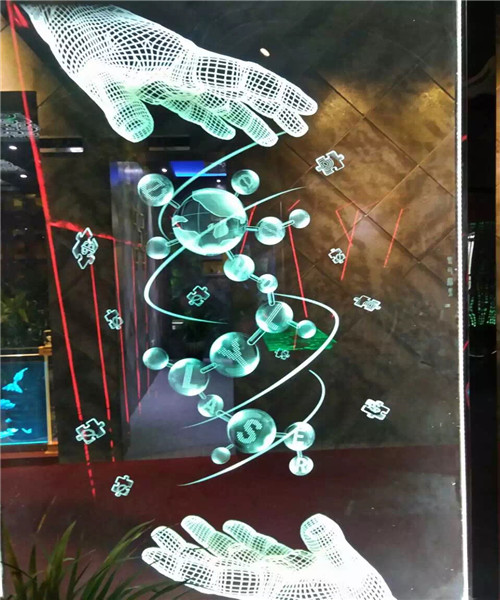 北京激光内雕玻璃超白内雕玻璃特点介绍