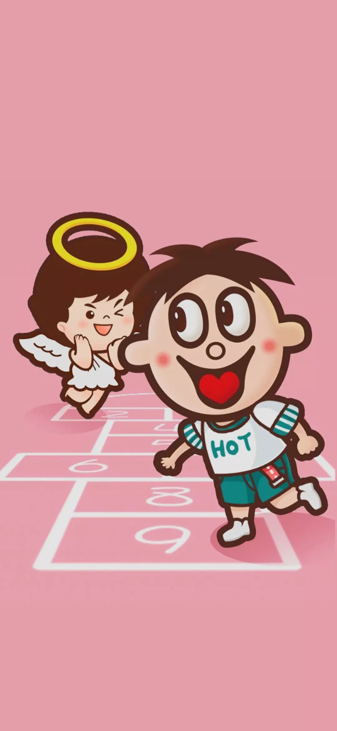 10对超甜的情侣壁纸套图