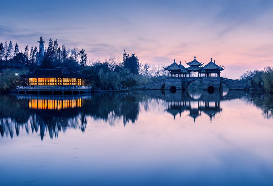 二分明月一聲簫,半屬揚州廿四橋▲世界文化遺產