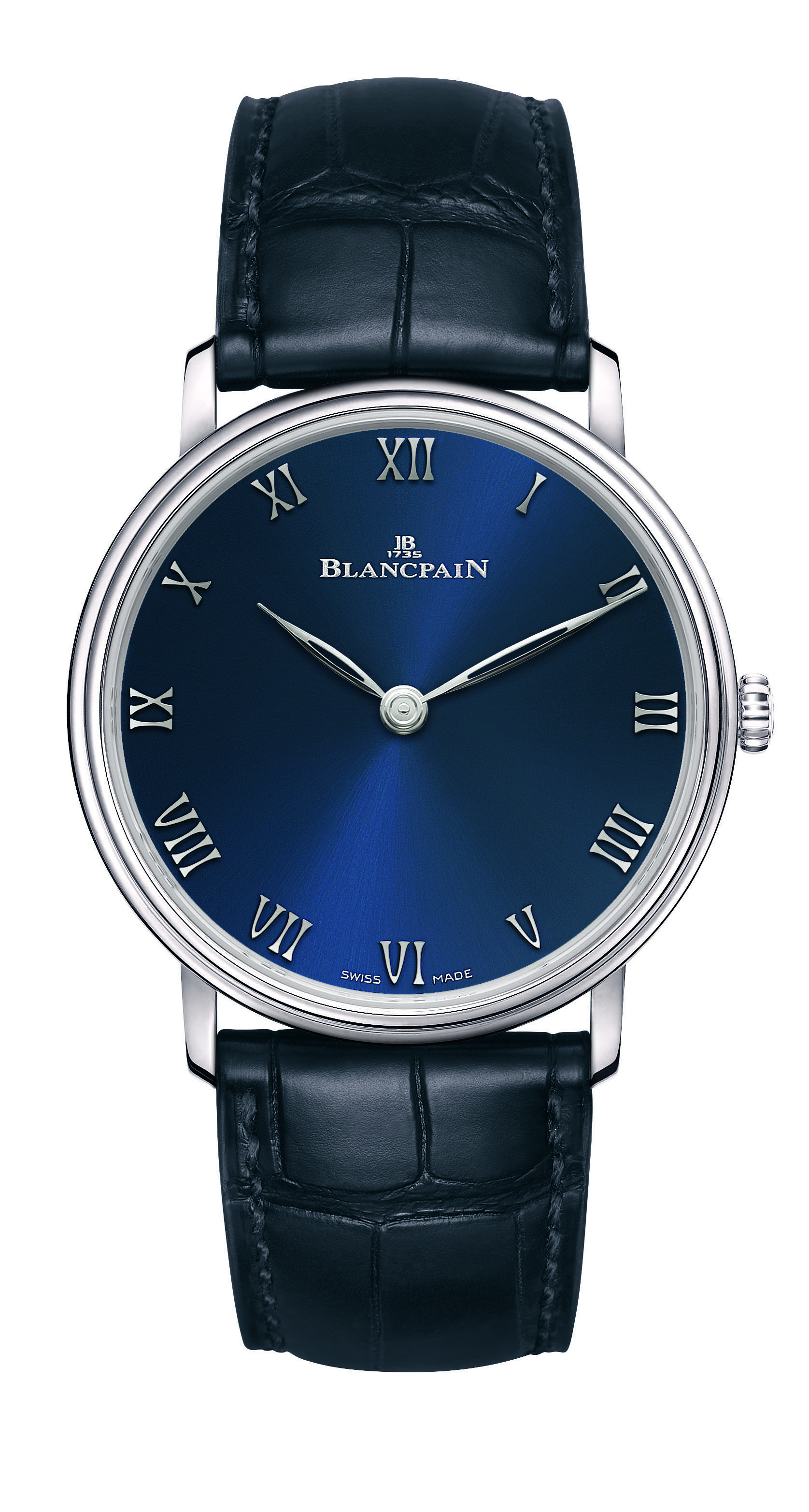 令人心动的深邃蓝   宝珀blancpain推出villeret经典系列超薄腕表限量