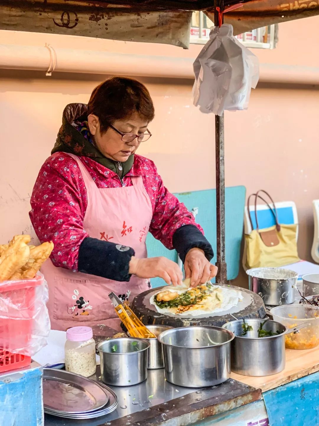 煎饼阿姨图片图片