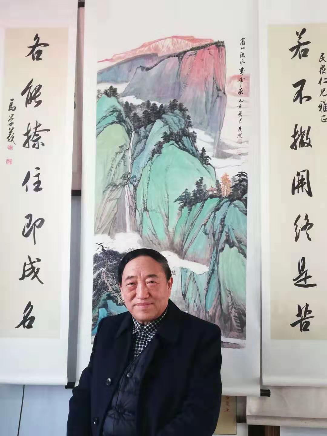 开封著名山水画家张民众书画艺术欣赏