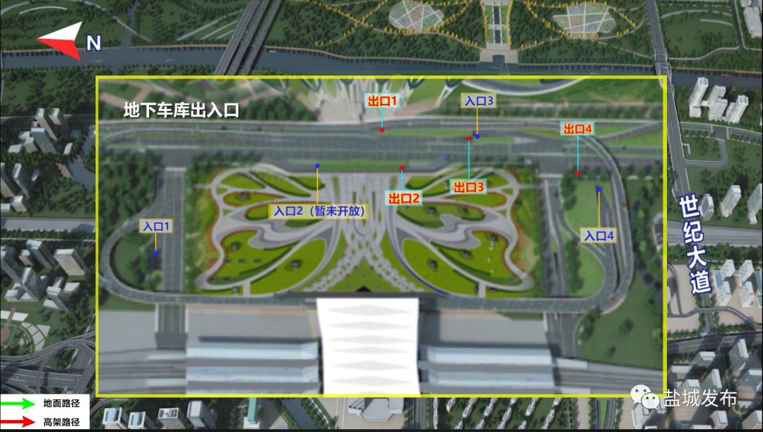重要必读盐城高铁站车辆进出指南