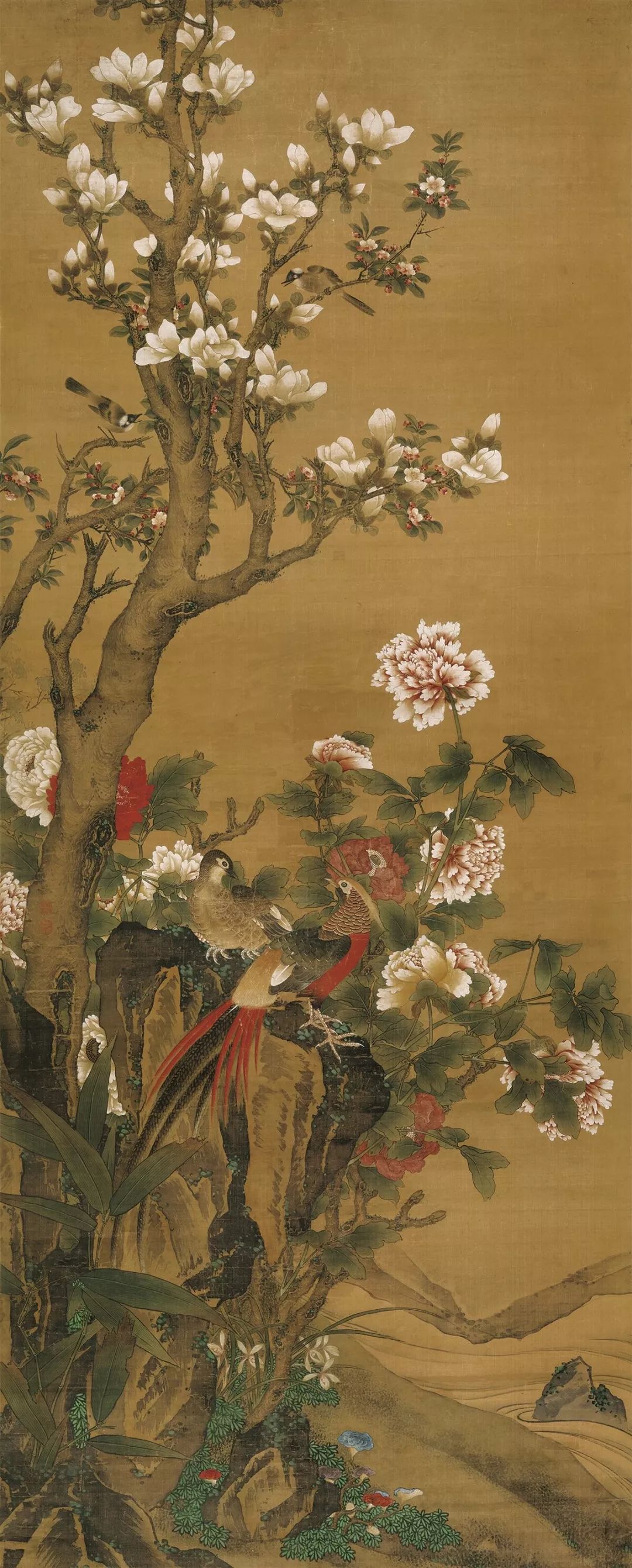 古代有枚画草虫的女子_马荃