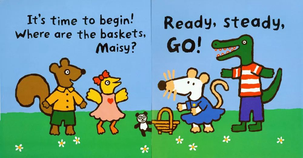 英国经典启蒙绘本,互动性超强～_maisy