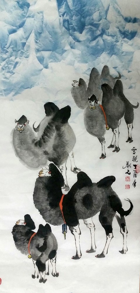 赵岩石画家作品价值图片