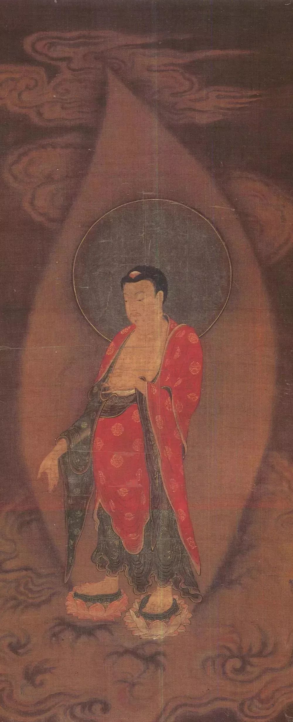 庄严阿弥陀佛像下