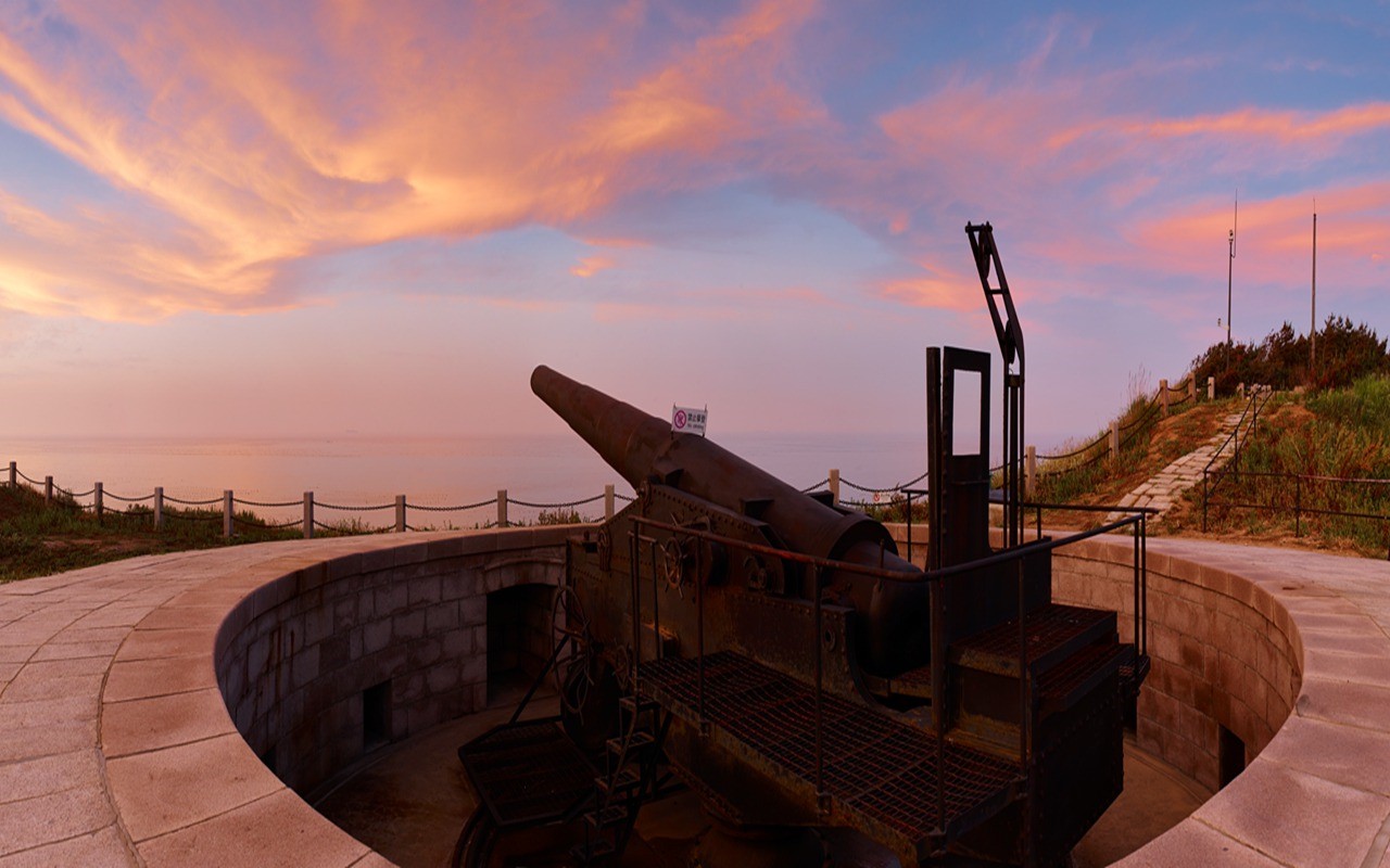 原创东隅屏藩和不沉的战舰山东威海刘公岛