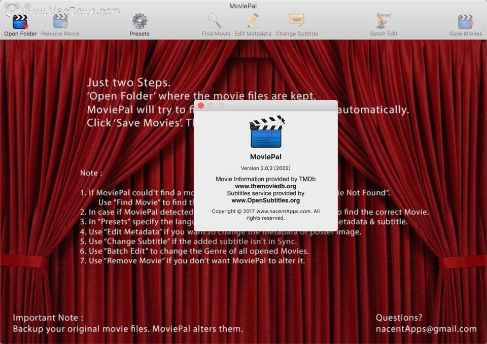 moviepal for mac(通过声音识别电影软件)