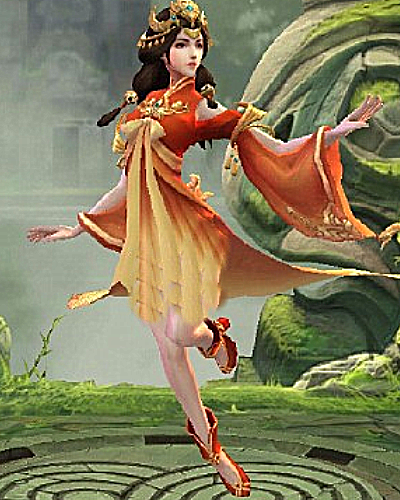 当王者英雄遇到神庙逃亡2后,李白凤求凰帅气依旧,大乔却灵气全无_人物