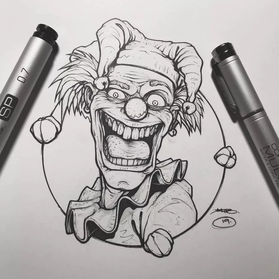 素材丨创意设计色彩装饰画马克笔插画