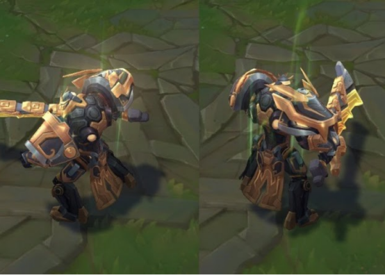 盖伦至臻皮肤图片发布,金色铠甲彰显尊贵!