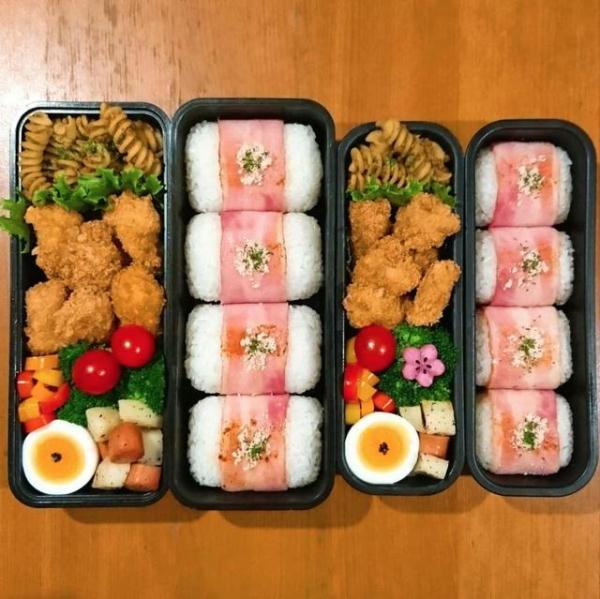 日本一对兄妹的便当吸引3万人围观,强迫症表示看起来好爽