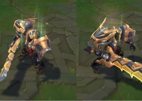 盖伦至臻皮肤图片发布,金色铠甲彰显尊贵!