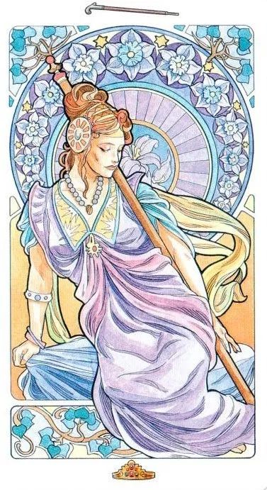 权杖女皇面后在案答d.钱币女皇c.宝剑女皇b.圣杯女皇a.