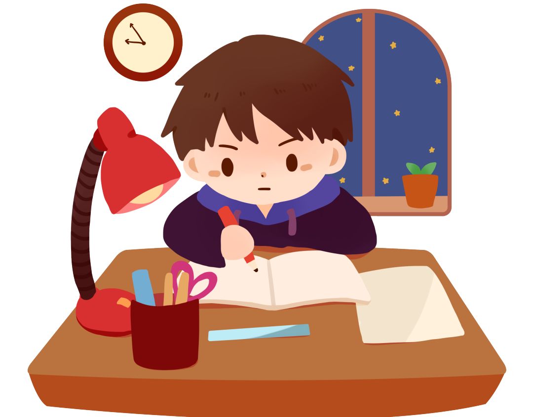 挑灯夜读鸡飞狗跳的家庭复习生活也拉开了序幕期末复习战的号角已经