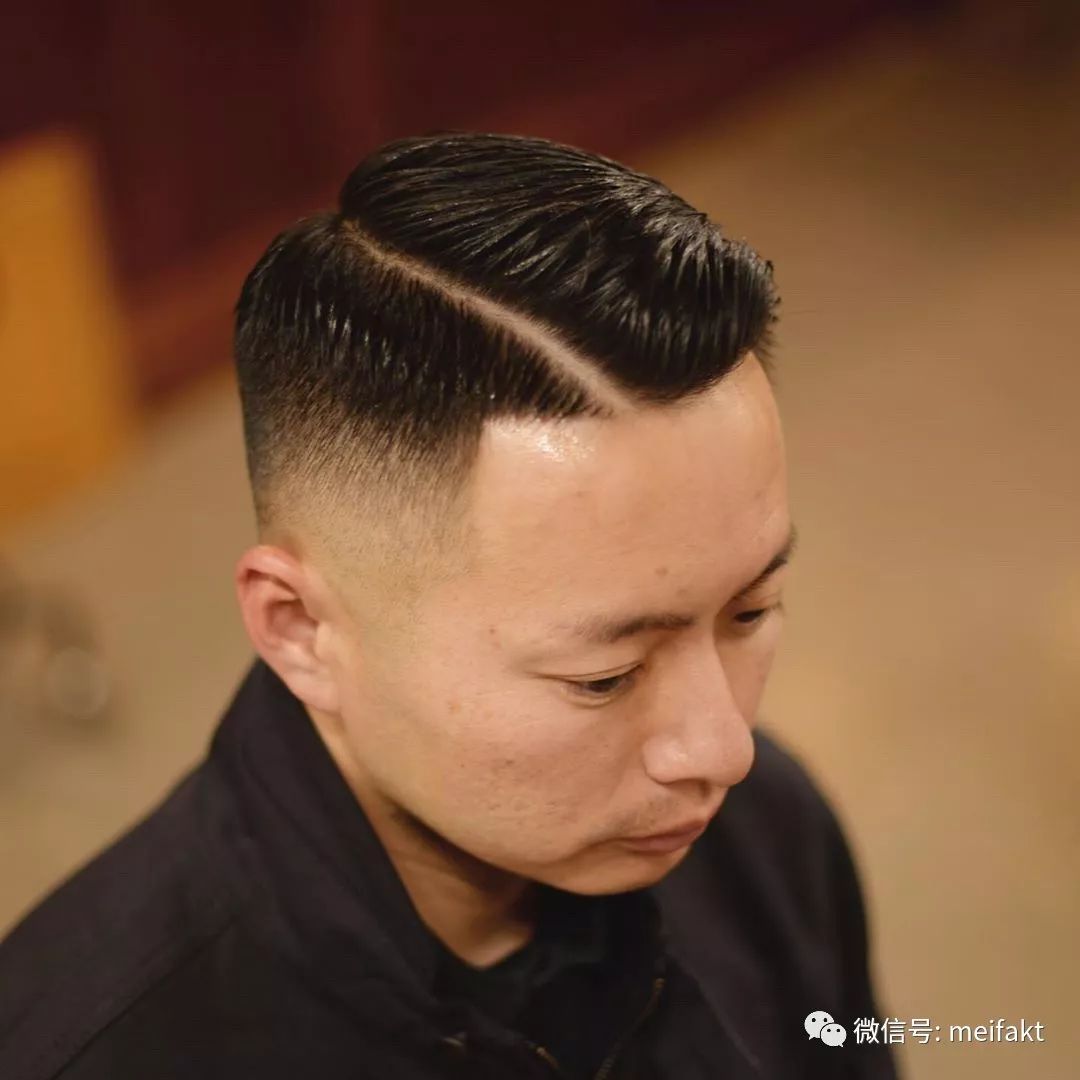 大叔油头修剪技术发型剪得好大叔也变潮