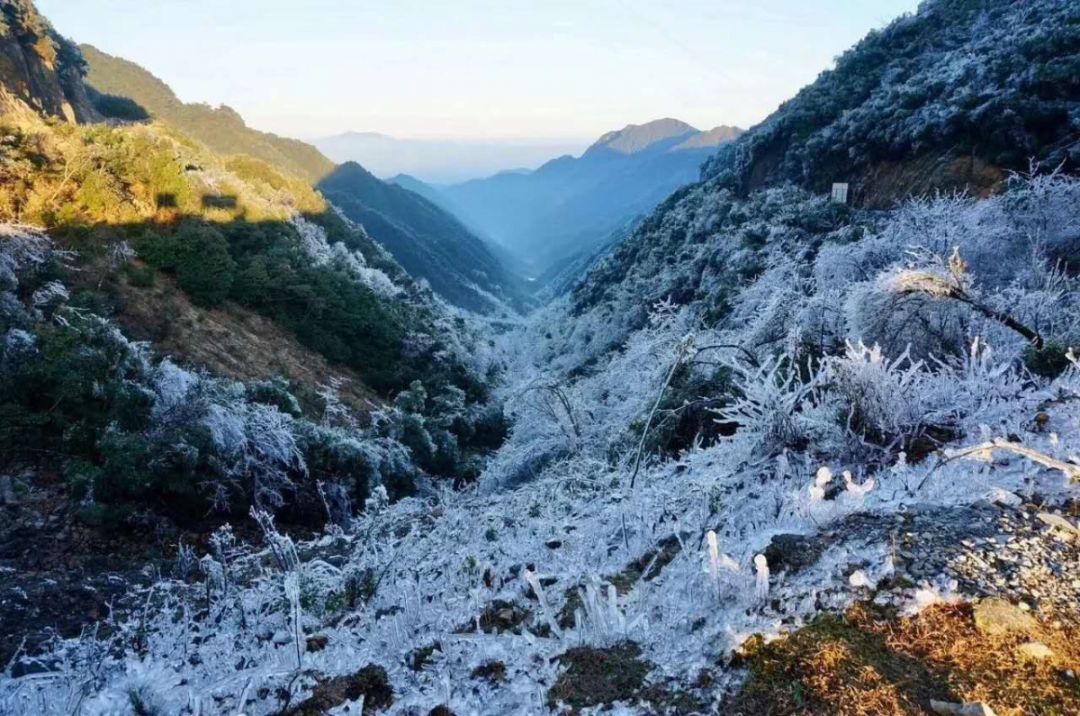 連州潭嶺天湖潭嶺天湖因海拔高几乎每年都會下雪!