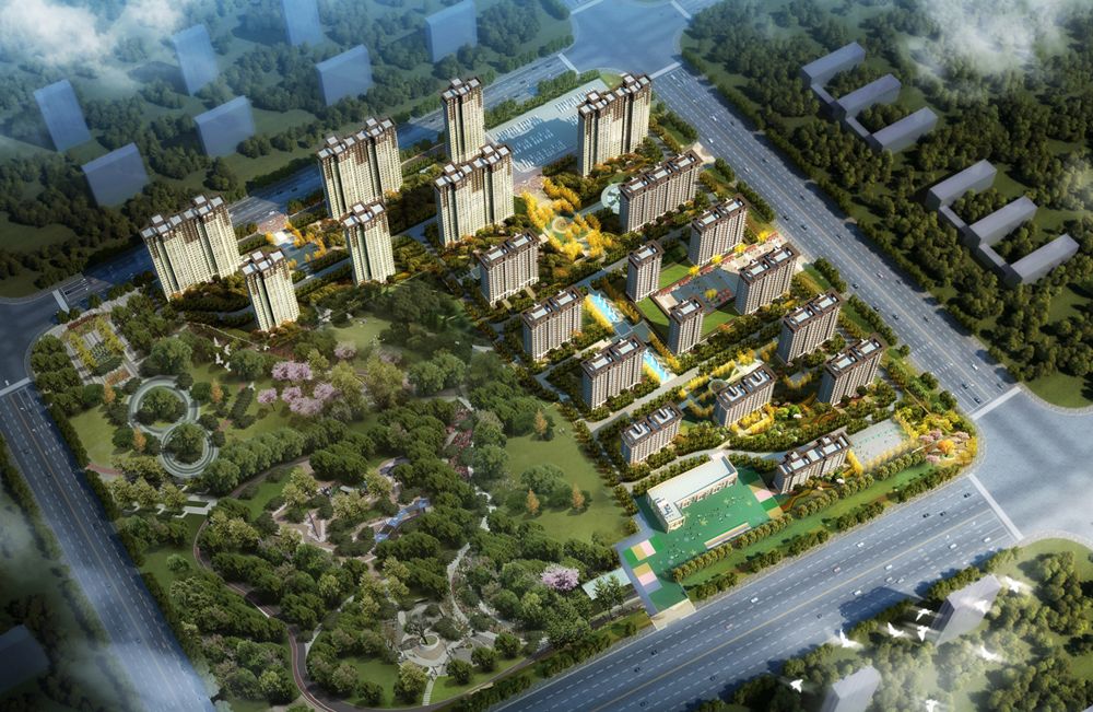 大城已成未来已来固始商务中心区打造交通便利生态宜居之城为美好生活