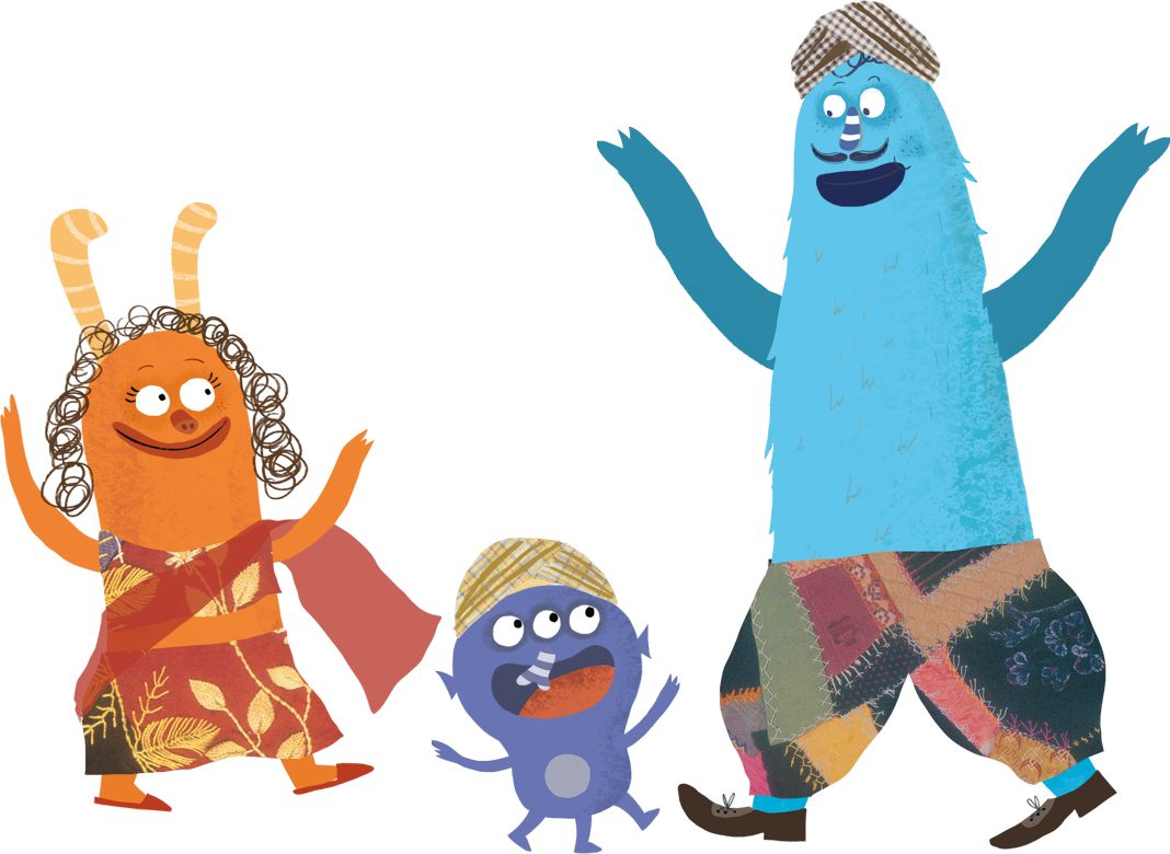 当时我们每月下半月刊开启了一个新的系列故事《小怪兽乌拉拉地球历险