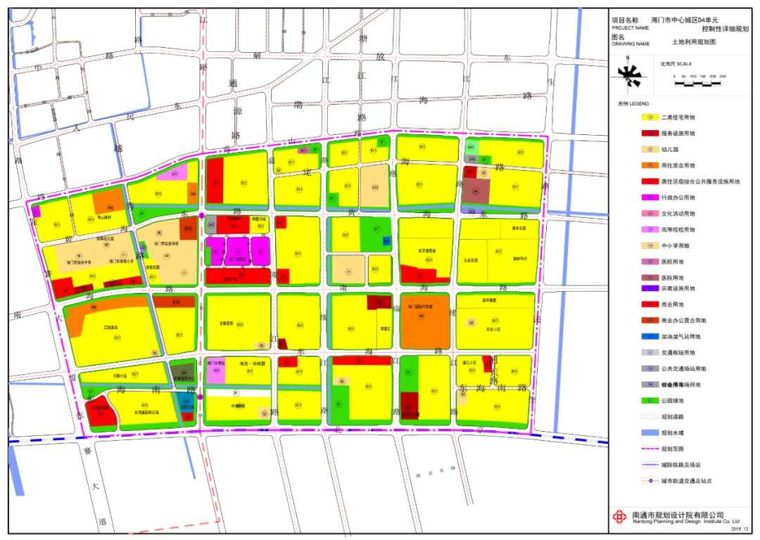 重磅海门中心城区各单元规划范围功能定位土地利用规划草案发布