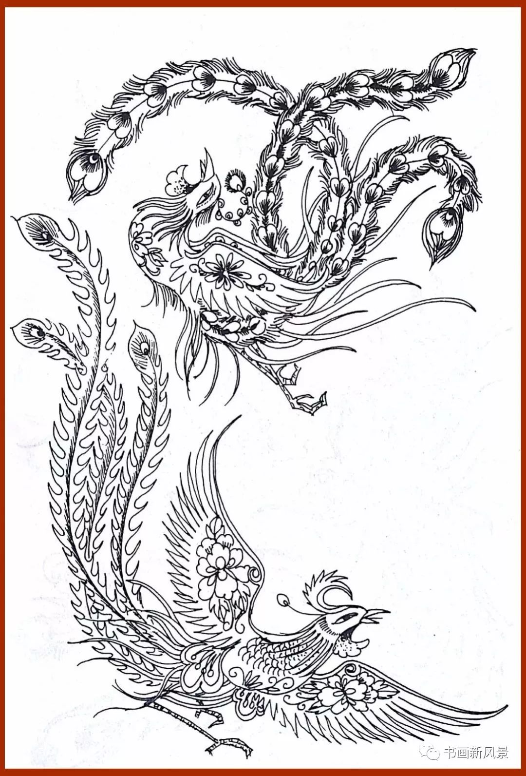 所以凤凰不但自古就是中国文化的重要元素,也是画家们喜欢入画