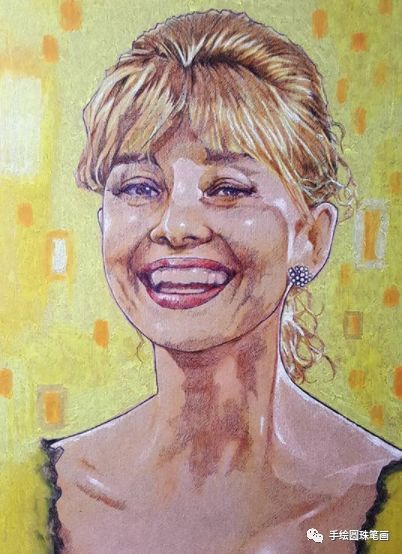 dannydrawing彩色人物肖像作品