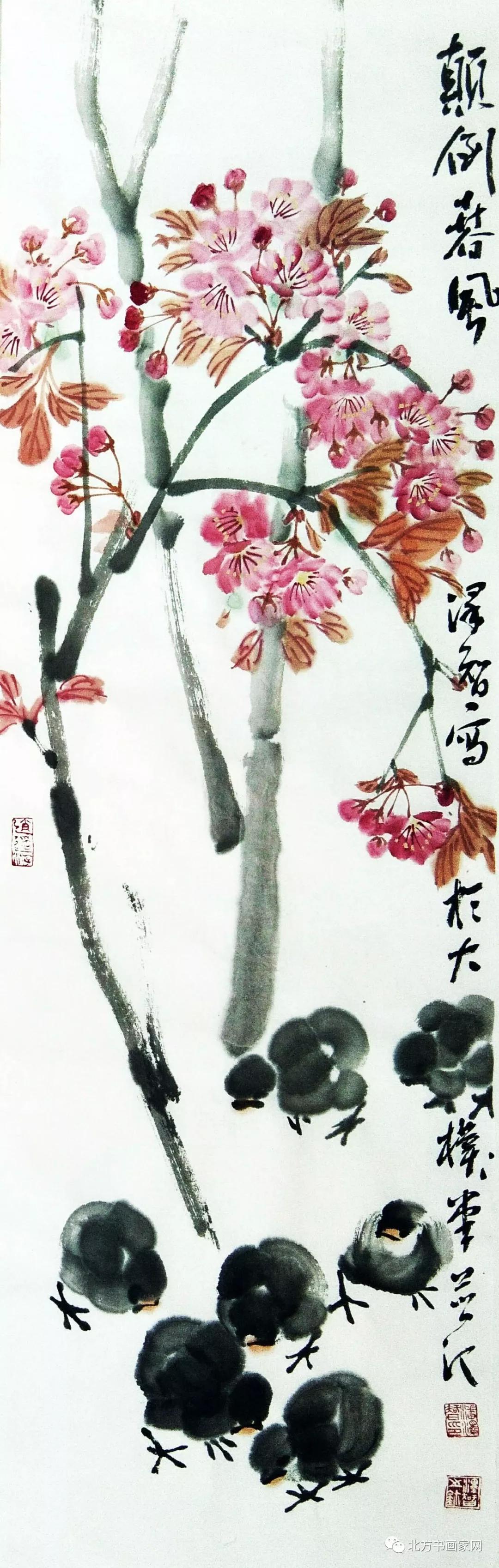 潘泽智最近花鸟画图片