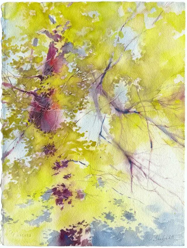 水彩竟然能画出这样的光和景