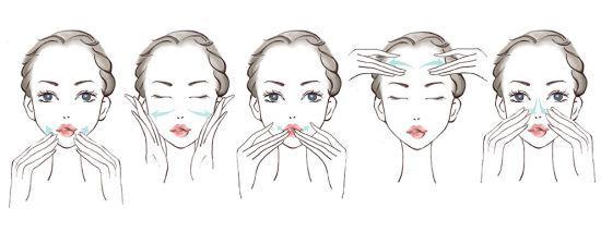 清洗手法洗脸时,将洗面乳放在掌心上搓揉起泡,待洗面乳充分发泡后再