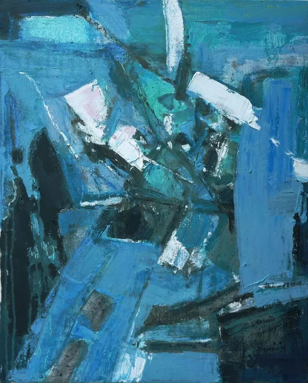 高强:早期确实是受到很多抽象派画家的影响,而且我是一看到他们的作品