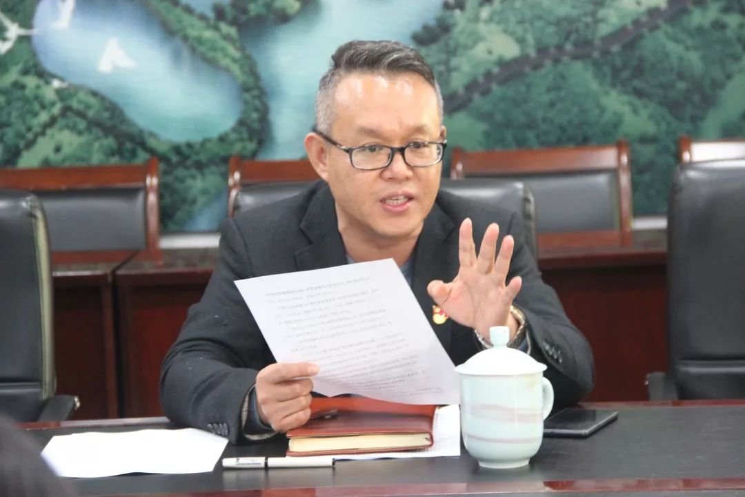 镇宣统委员叶伟建对上阶段文化礼堂工作表示肯定.