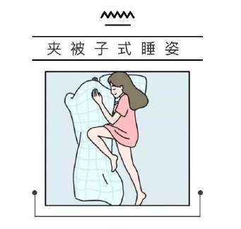 女人睡觉姿势代表性格图片