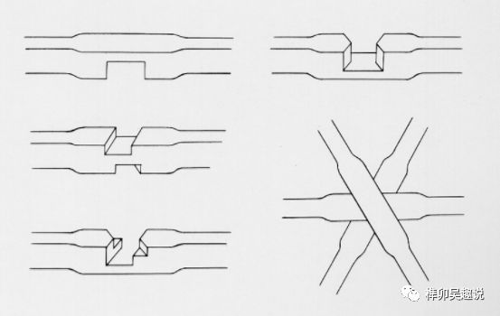 明式家具50种传统榫卯结构模型--直材交叉接合