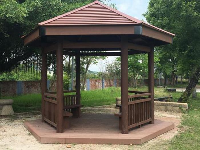 塑木凉亭你见过没