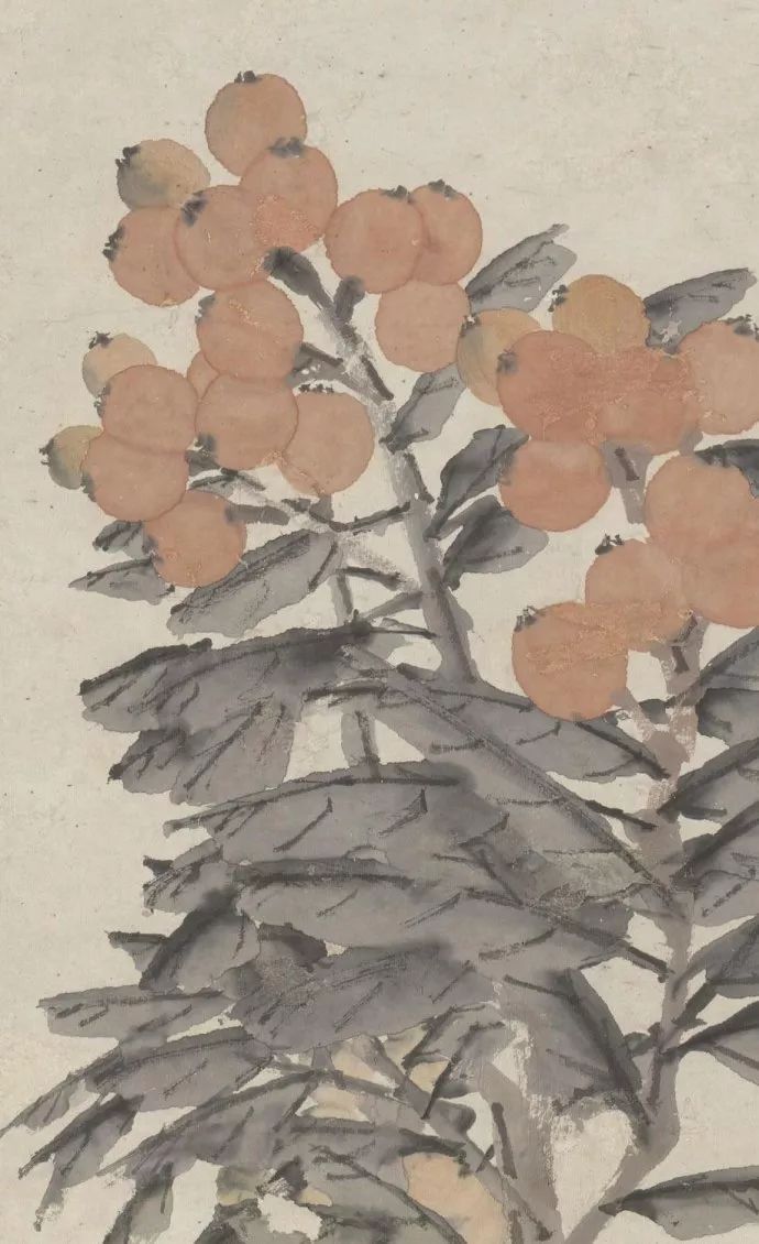 赏画| 清 虚谷《枇杷图轴》_作品